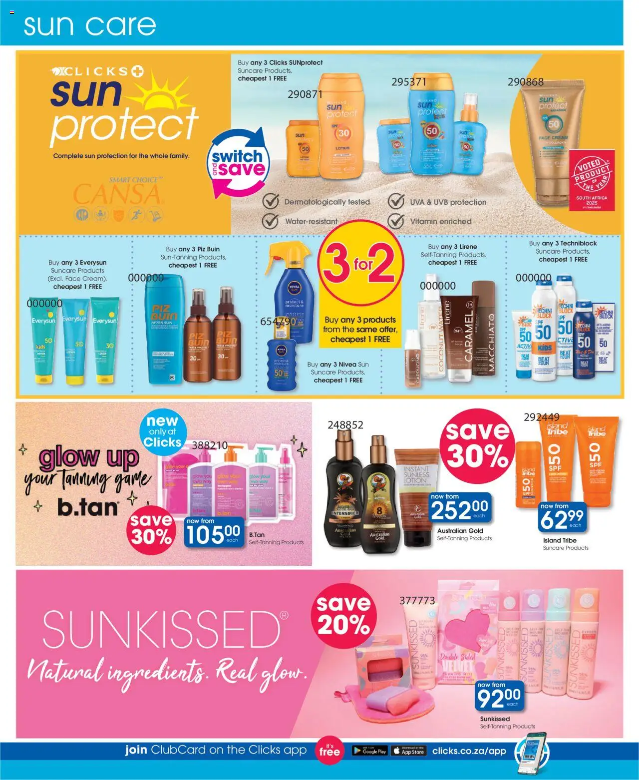 New Clicks catalogue – valid from 23.09.2025 | Page: 8 | Products: Cream, Water, Lotion, Caramel