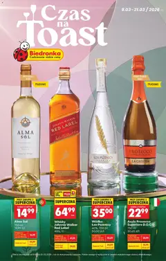 Pogląd oferty "Biedronka gazetka - Czas na toast" - ważna od 09.03.2026