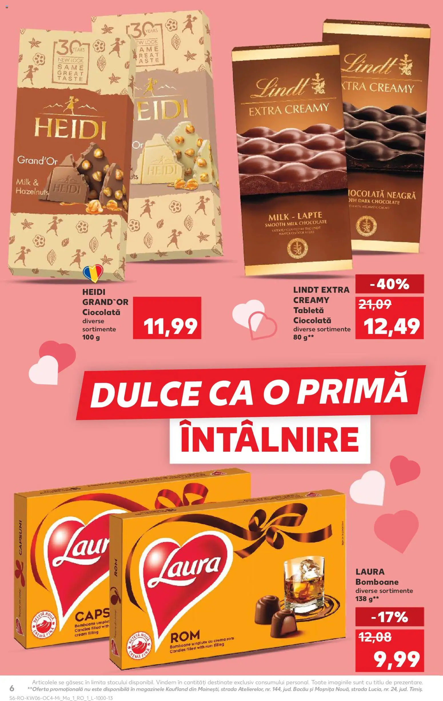 Noul catalog Kaufland – valabil de la 04.02.2026 | Pagină: 6 | Produse: Tabletă, Lapte, Cremă, Ciocolată