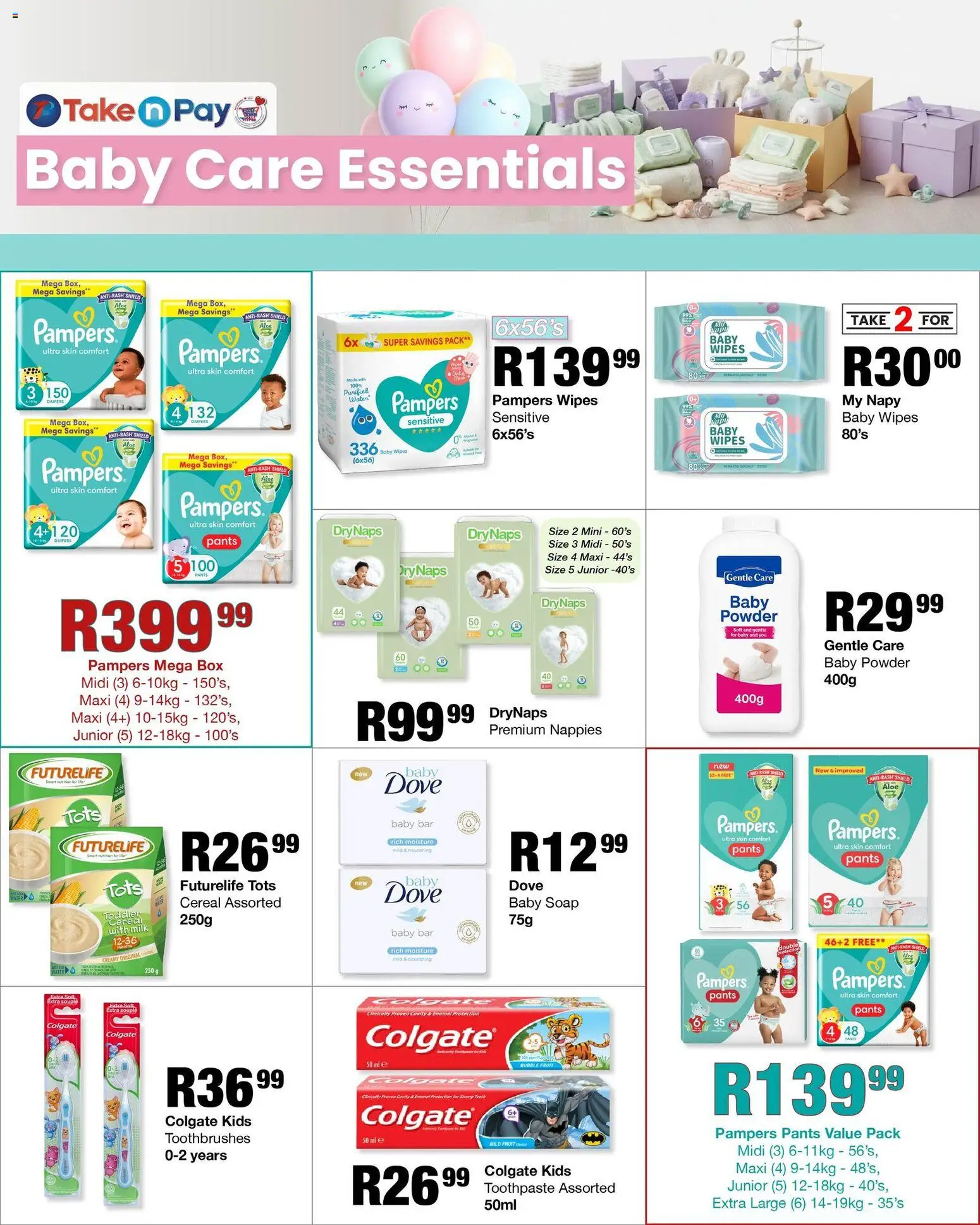 New Take n Pay catalogue – valid from 03.11.2025 | Page: 12 | Products: Powder, Enamel, Water, Fruit