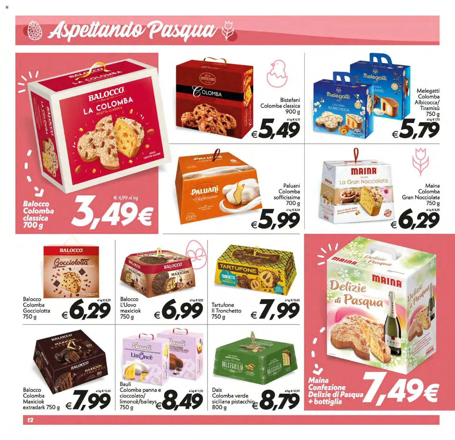 Volantino SuperConveniente del 17.03.2026 | Pagina: 12 | Prodotti: Cioccolato, Panna, Bottiglia
