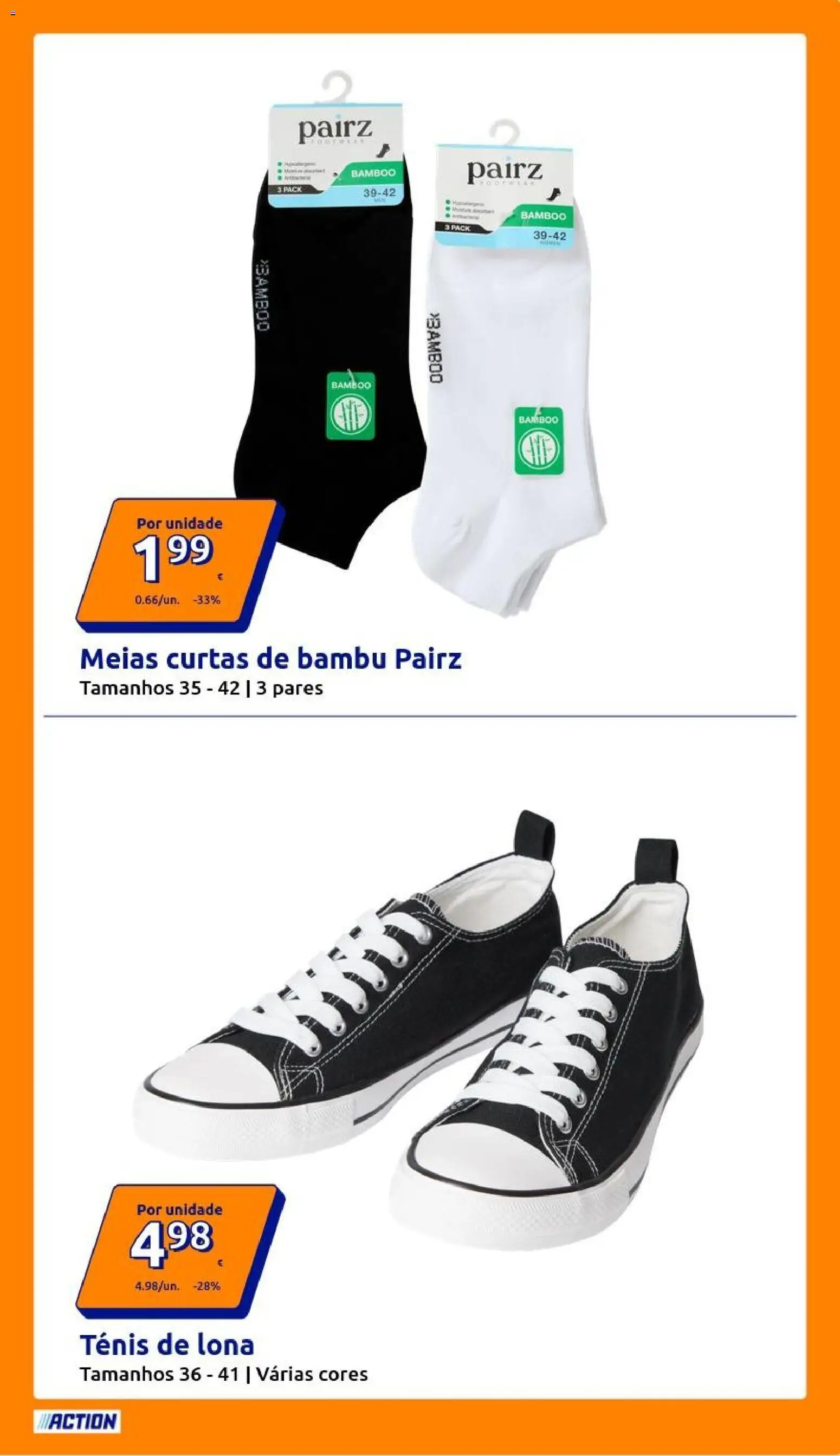 Action folheto │ válido de 11.03.2026 | Página: 5 | Produtos: Meias