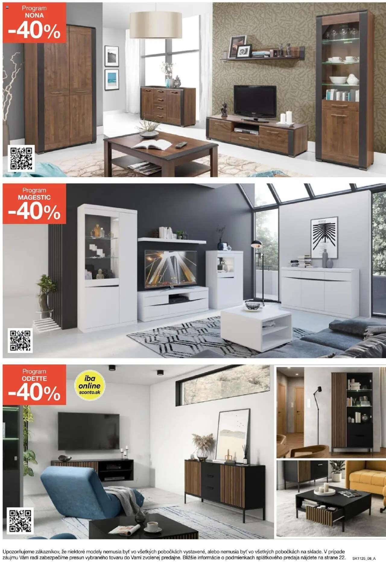 Sconto nábytok leták │ platný od 27.08.2025 | Strana: 8