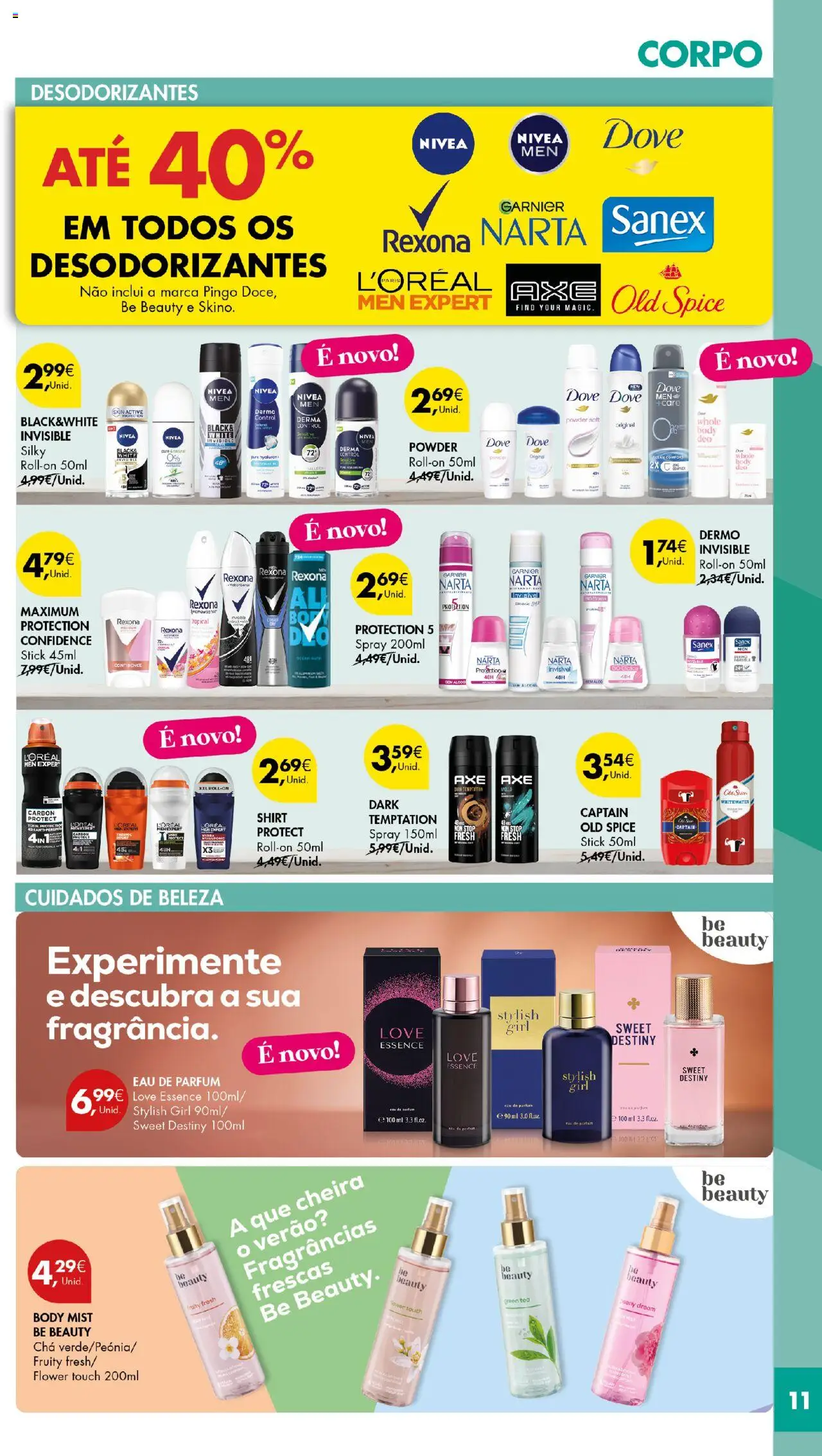 Pingo Doce - Cuidados Pessoais e para o Lar │ válido de 23.09.2025 | Página: 11 | Produtos: Perfume, Chá