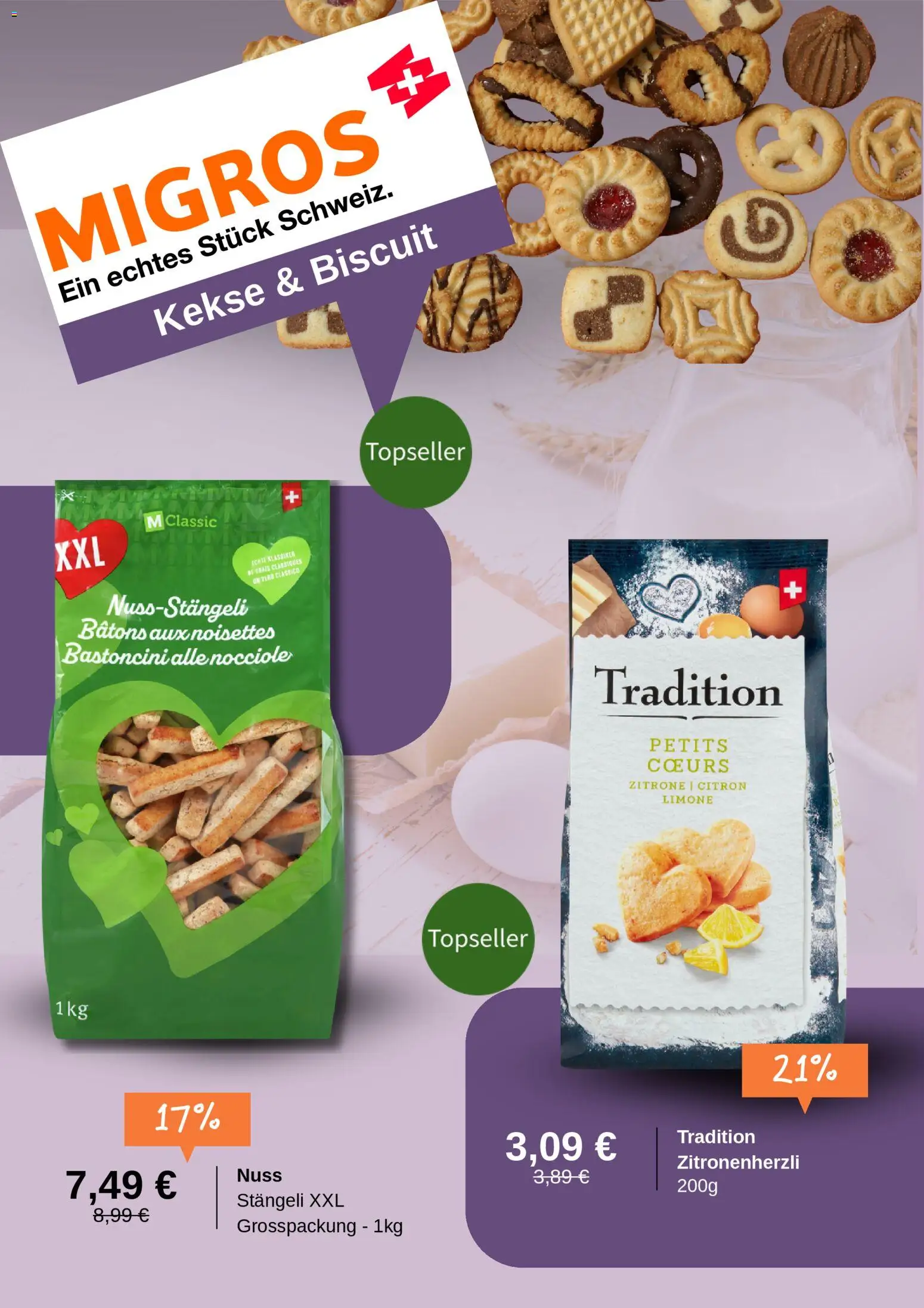 Migros Prospekt 	 – gültig ab 14.04.2026 | Seite: 5 | Produkte: Zitrone, Kekse