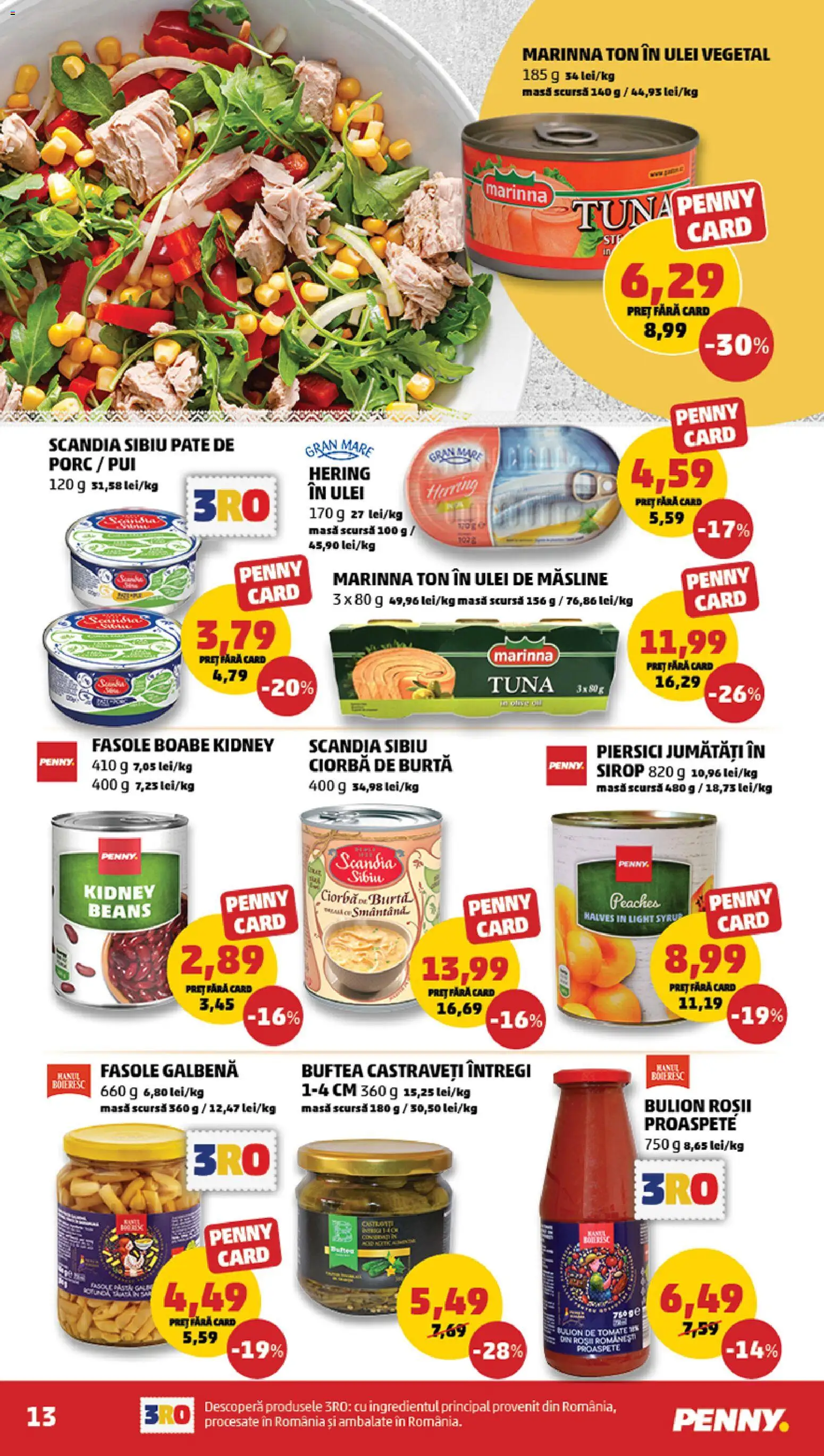 Noul catalog PENNY – valabil de la 14.01.2026 | Pagină: 13 | Produse: Hacıyatmaz Kedi Oyuncağı, Pate, Ulei, Castraveți
