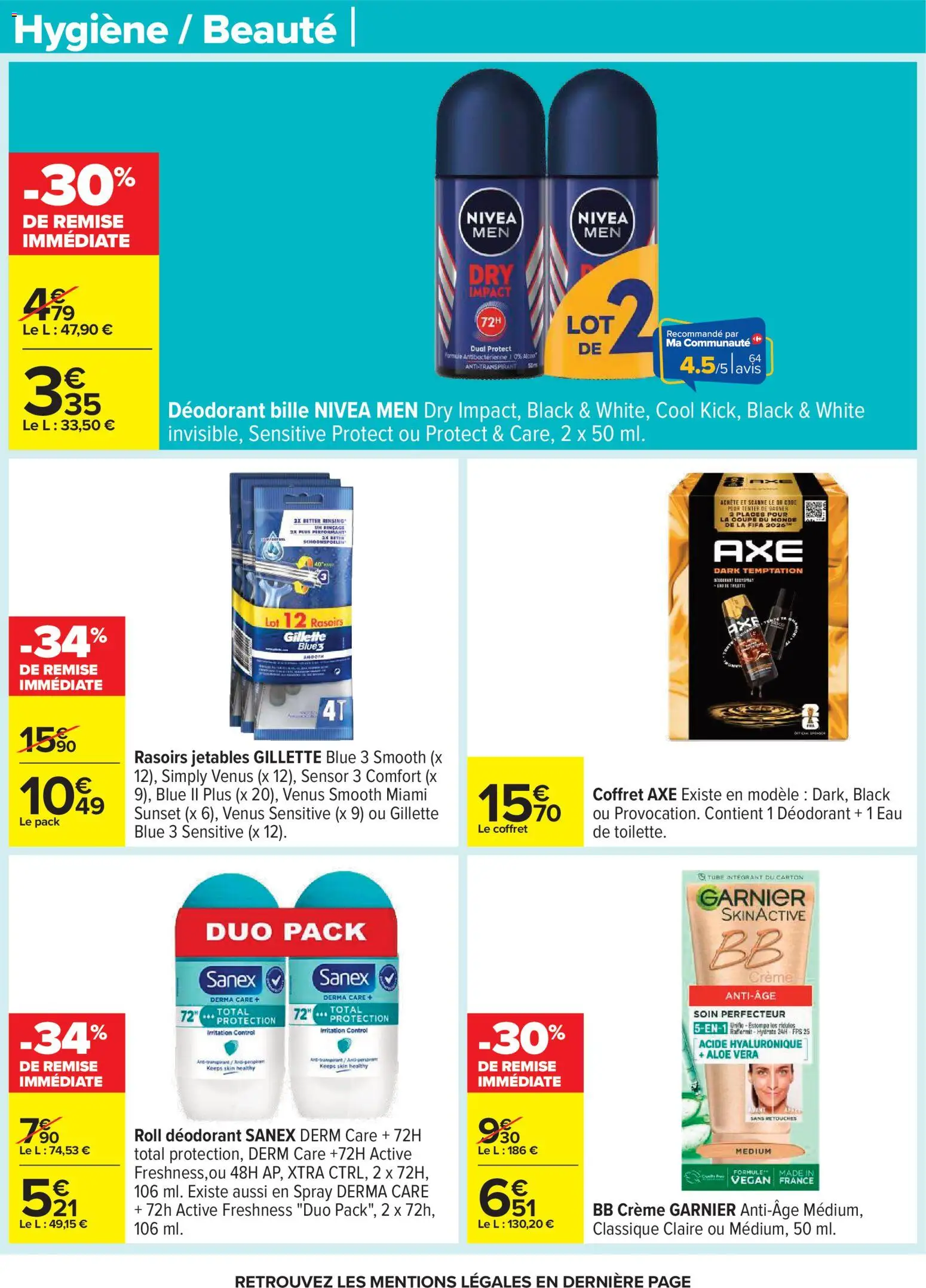 {H1} | Page: 48 | Produits: BB crème, Déodorant, Crème