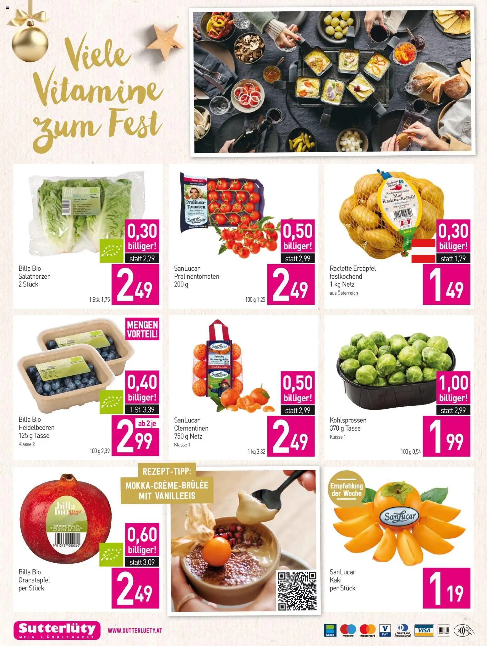 Sutterlüty Flugblatt gültig ab 18.12.2025 | Seite: 28 | Produkte: Kaki, Tomaten