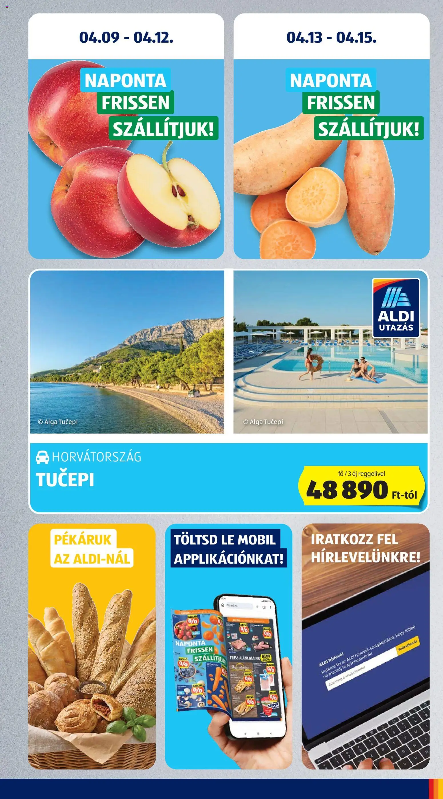 Aldi akciós ujság - amely érvényes a következő dátumtól: 09.04.2026 | Oldal: 3