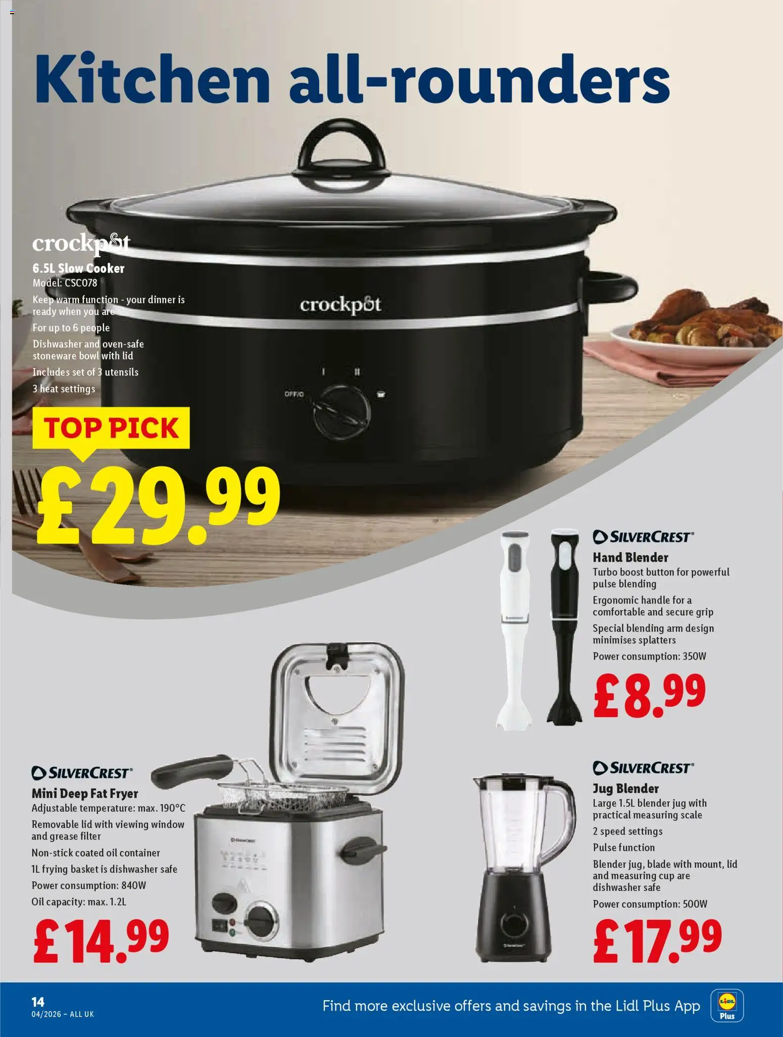 {H1} | Page: 14 | Products: Basket, Oil, Container, Cooker