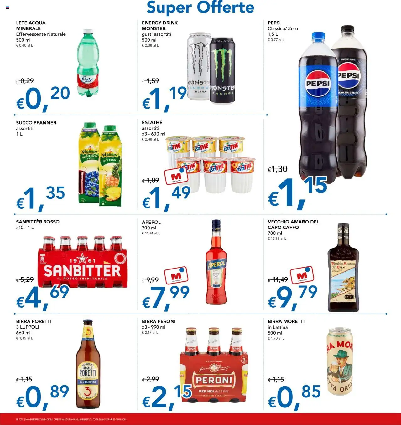Volantino Migross del 11.09.2025 | Pagina: 12 | Prodotti: Succo, Aperol, Pepsi, Amaro