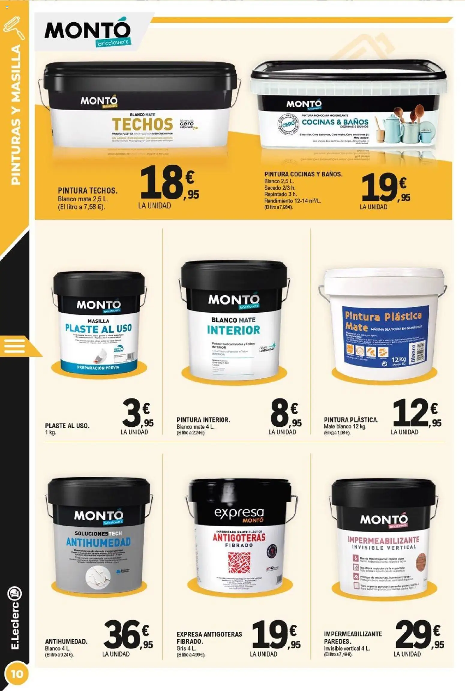 E.Leclerc folleto │ válido desde el 21.01.2026 | Página: 10 | Productos: Τυρόπιτα, Pintura plástica
