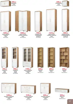 Pogląd oferty "Bodzio Katalog" - ważna od 01.10.2025 | Strona: 57 | Produkty: Szafa, Komoda, Szafa Narożna, Regał