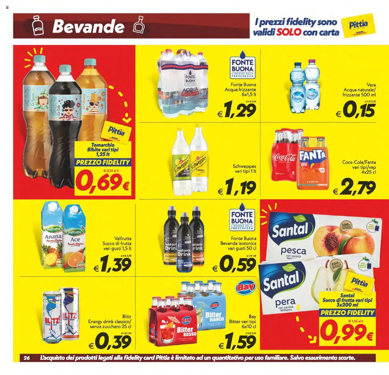 Volantino SuperConveniente del 13.10.2025 | Pagina: 26 | Prodotti: Zucchero, Limone, Fanta, Succo di frutta