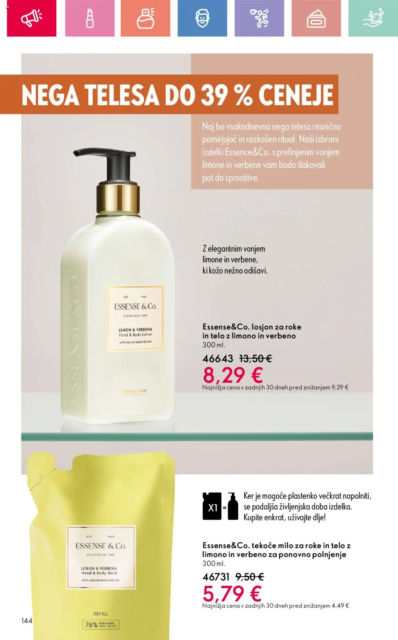 Oriflame katalog 12 │ velja od 24.08.2025 | Stran: 144 | Izdelki: Tekoče milo, Milo