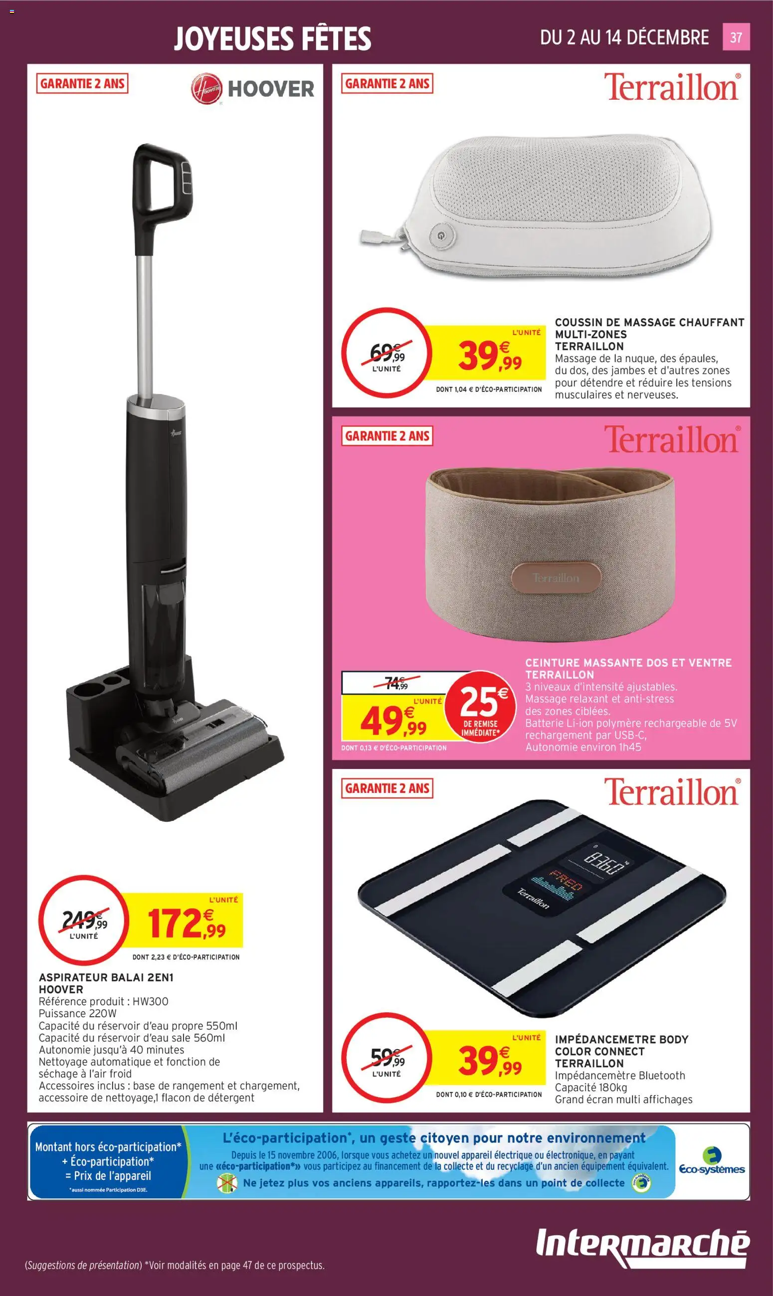{H1} | Page: 37 | Produits: Body, Base, Aspirateur, Aspirateur balai