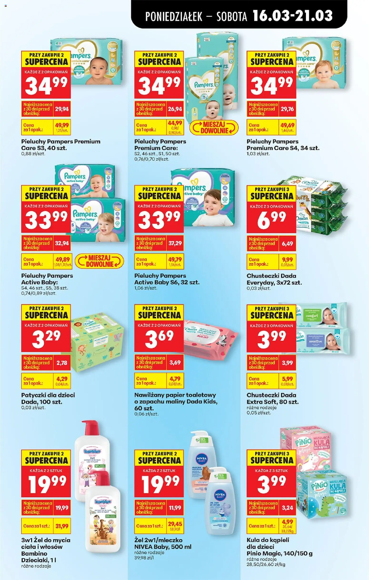 Biedronka Polsko leták od 16.03.2026 | Strana: 71 | Produkty: Nivea, Pampers, Maliny