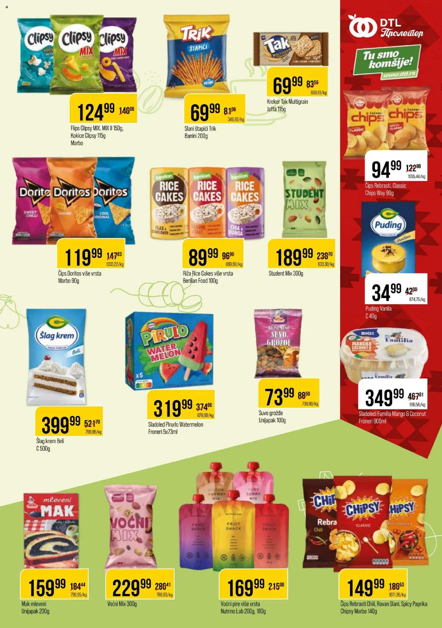 Metalac Proleter katalog - važi od 11.03.2026 | Strana: 7 | Proizvode: Mango, Quinoa, Šlag krem, Doritos