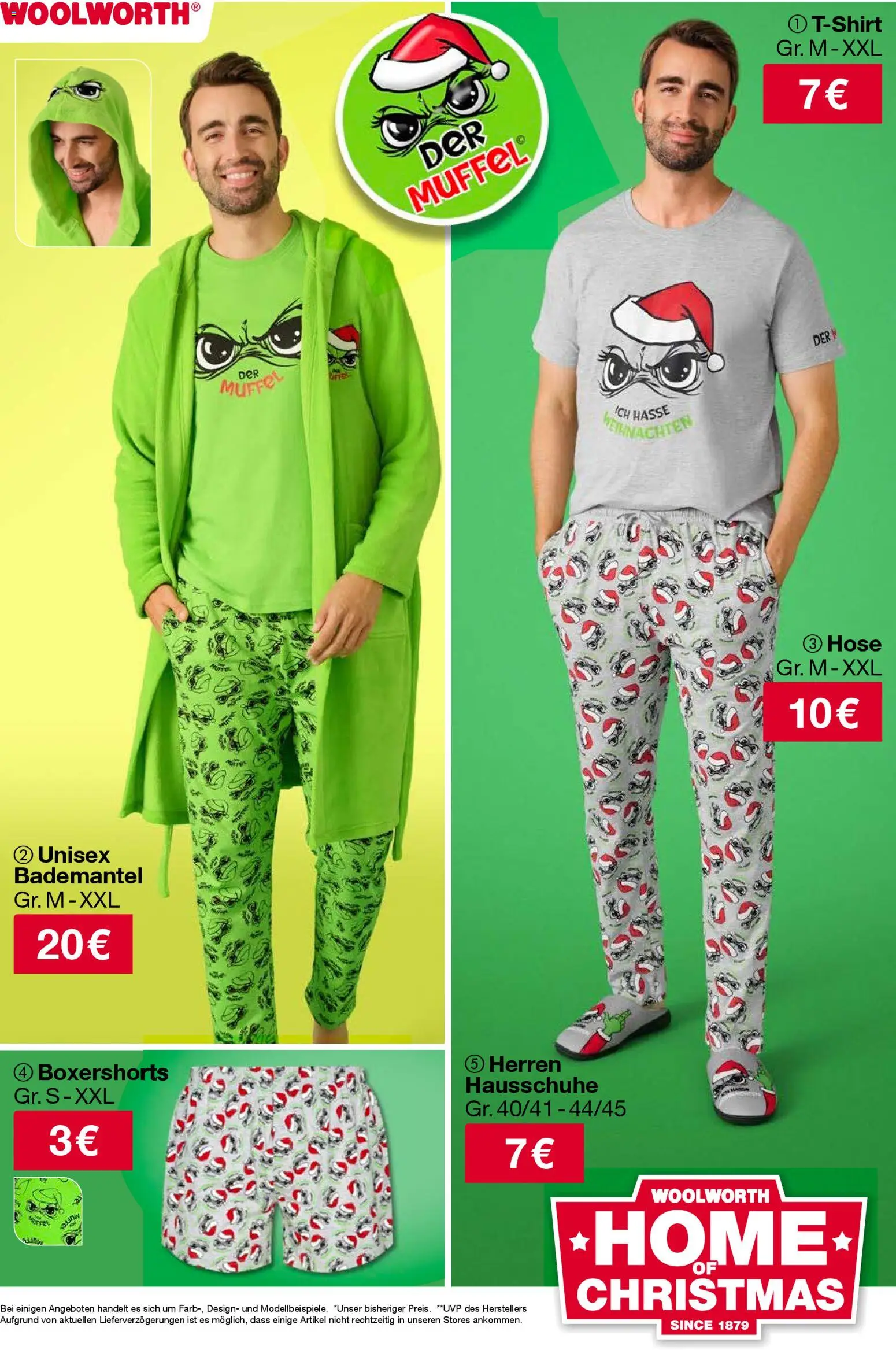 Woolworth Prospekt 	 – gültig ab 24.10.2025 | Seite: 4 | Produkte: Hose, Bademantel, Hausschuhe