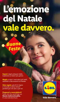 Anteprima del volantino Lidl Buone feste catalogo valido a partire dal 24.10.2025