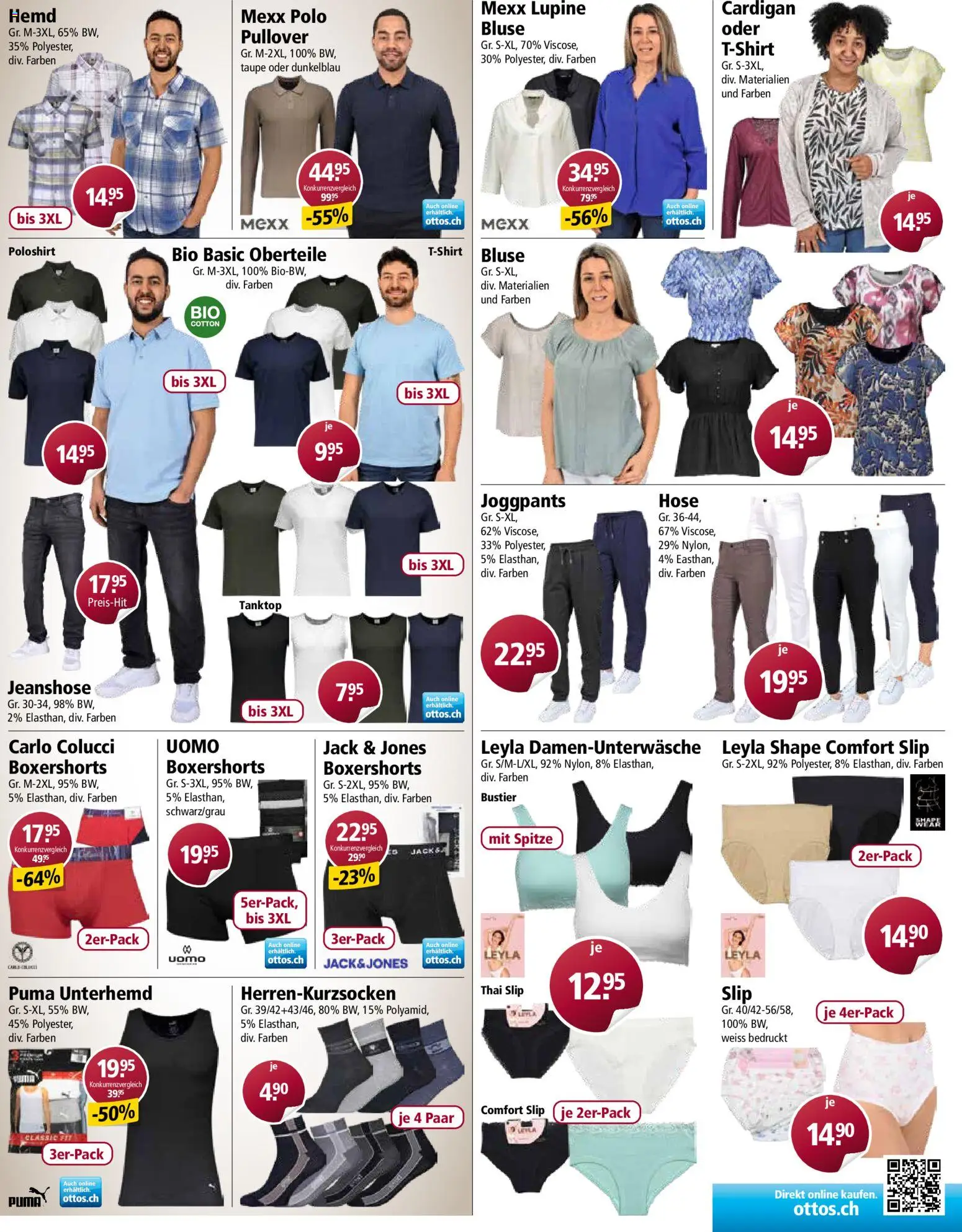 Otto's Aktionen – gültig ab 03.02.2026 | Seite: 7 | Produkte: Poloshirt, Hemd, Pullover, Slip