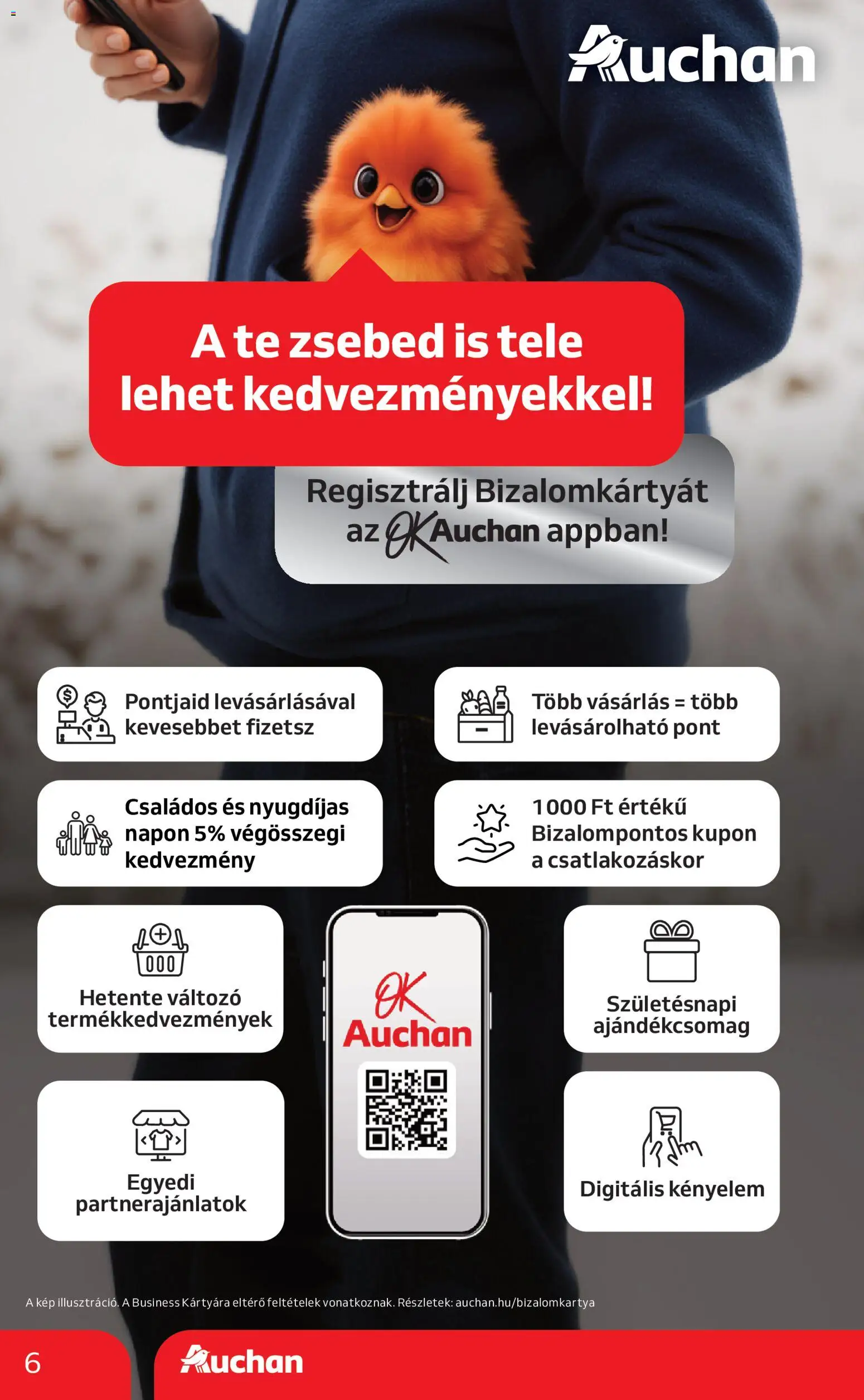 Auchan akciós ujság - amely érvényes a következő dátumtól: 22.01.2026 | Oldal: 6