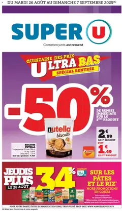 Super U - Prévisualisation de Super U catalogue valide à partir de 26.08.2025