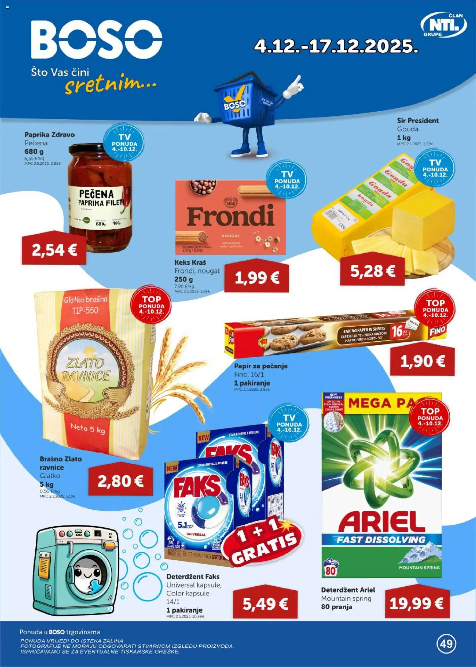 Boso katalog | vrijedi od 04.12.2025 | Stranica: 1 | Proizvodi: Faks, Paprika, Keks, Brašno