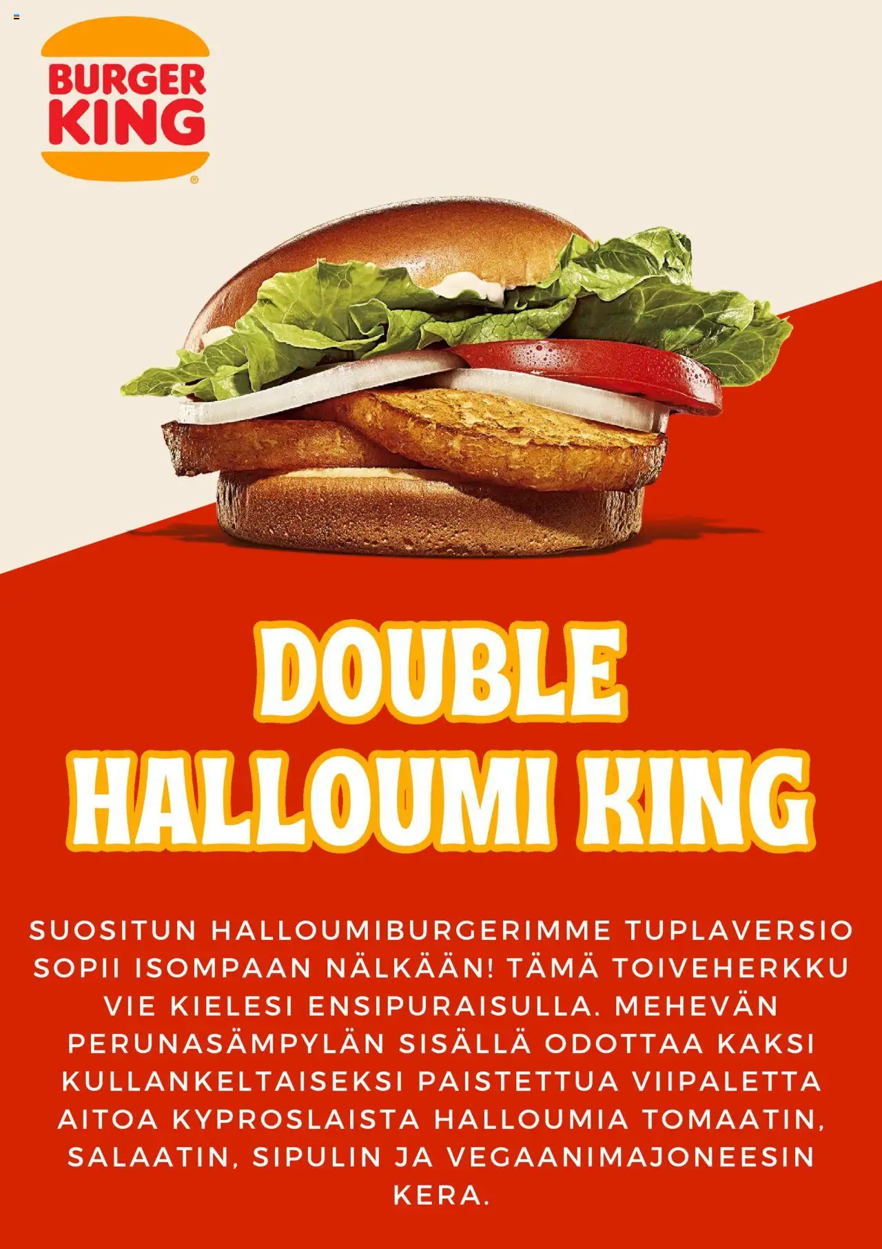 Burger King tarjoukset – voimassa 13.10.2025 alkaen | Sivu: 5 | Tuotteet: Halloumi