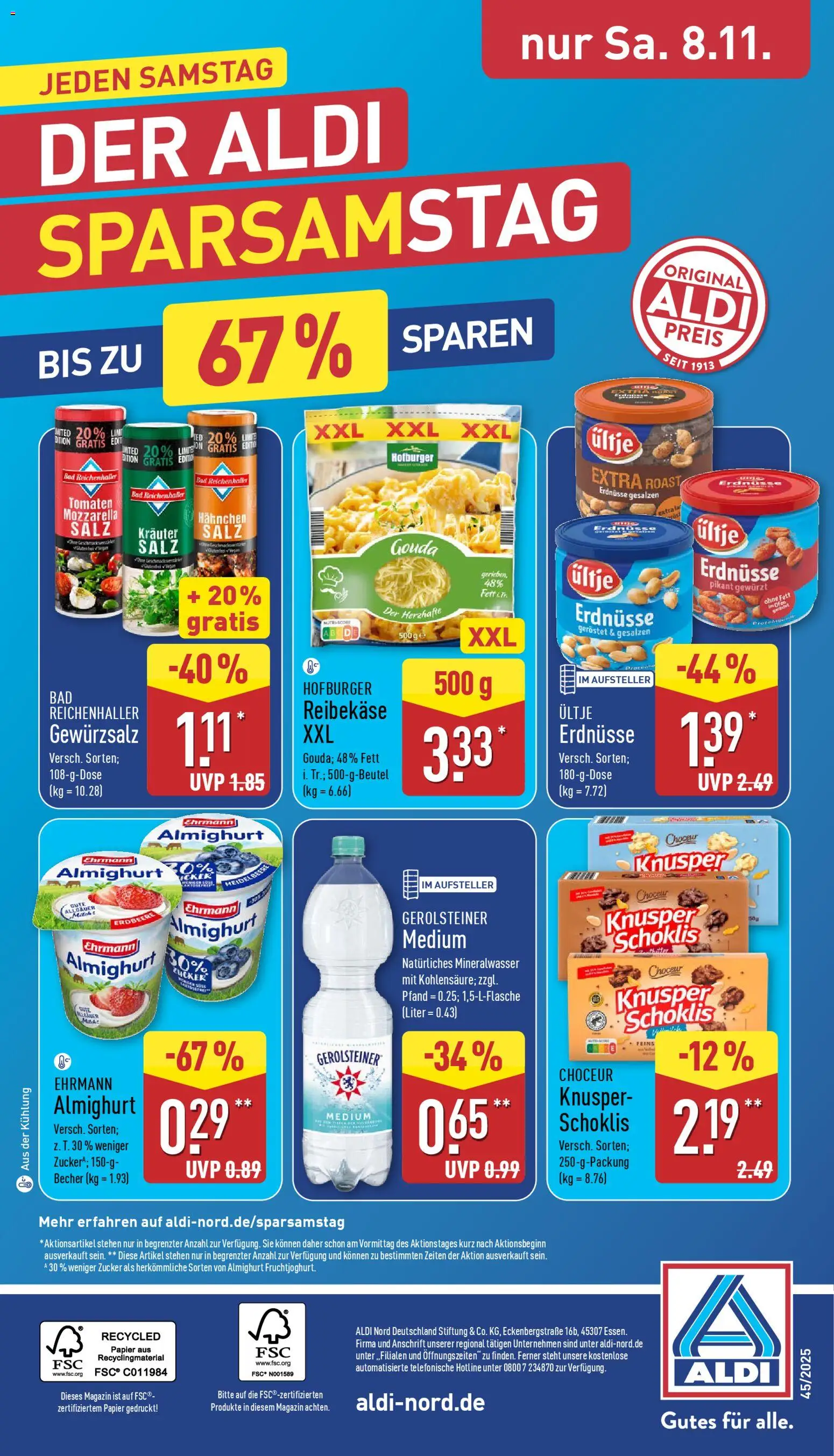 Aldi Prospekt 	 – gültig ab 03.11.2025 | Seite: 40