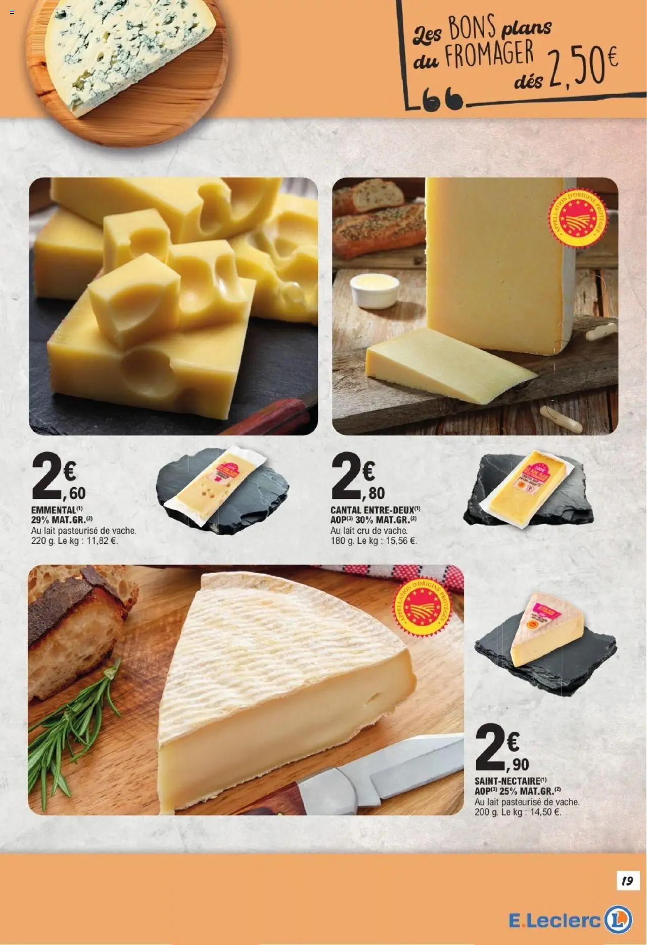  | Page: 19 | Produits: Emmental, Lait