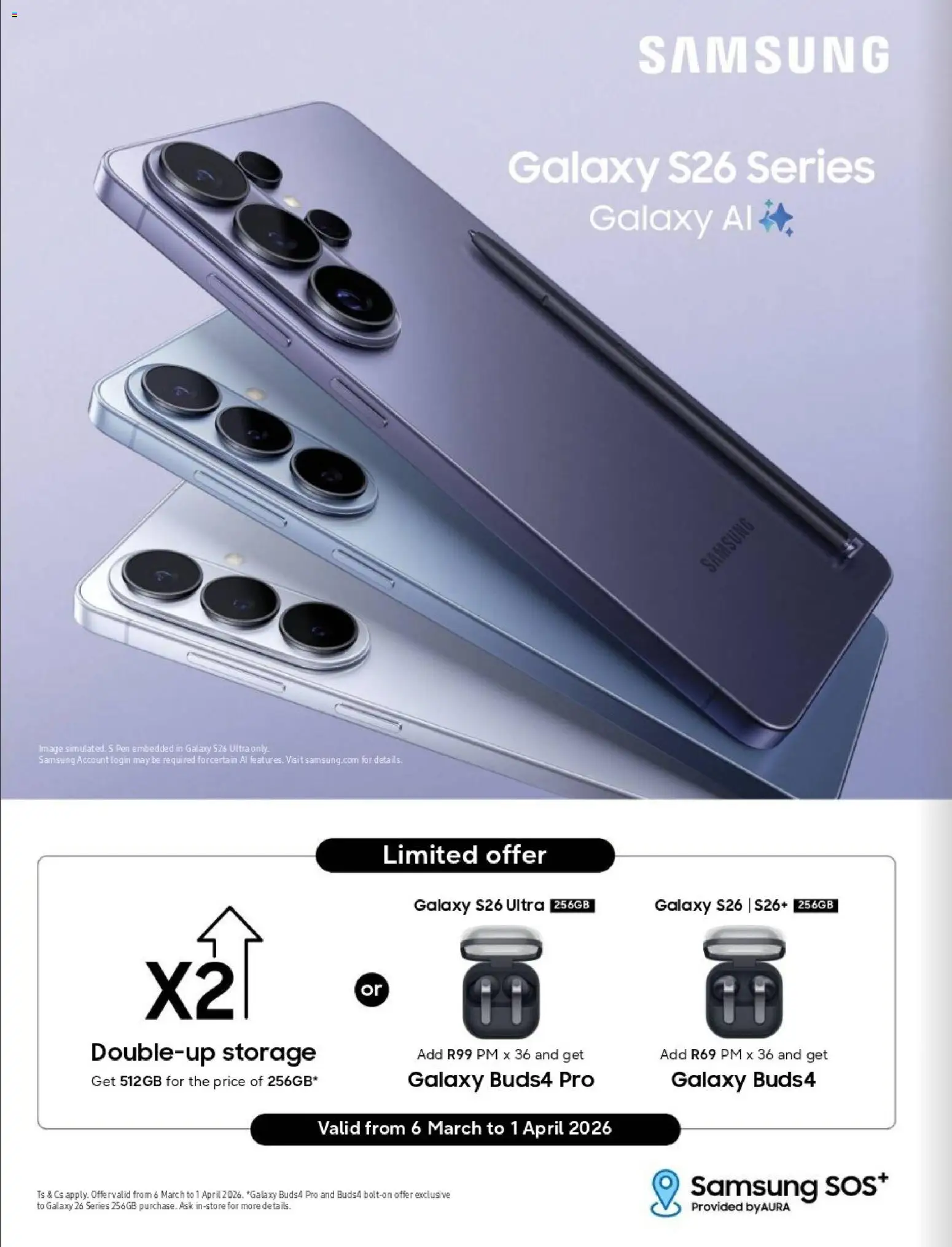 New Vodacom catalogue – valid from 06.03.2026 | Page: 6 | Products: Pen