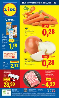 LIDL leidinys galioja nuo 13.11.2025