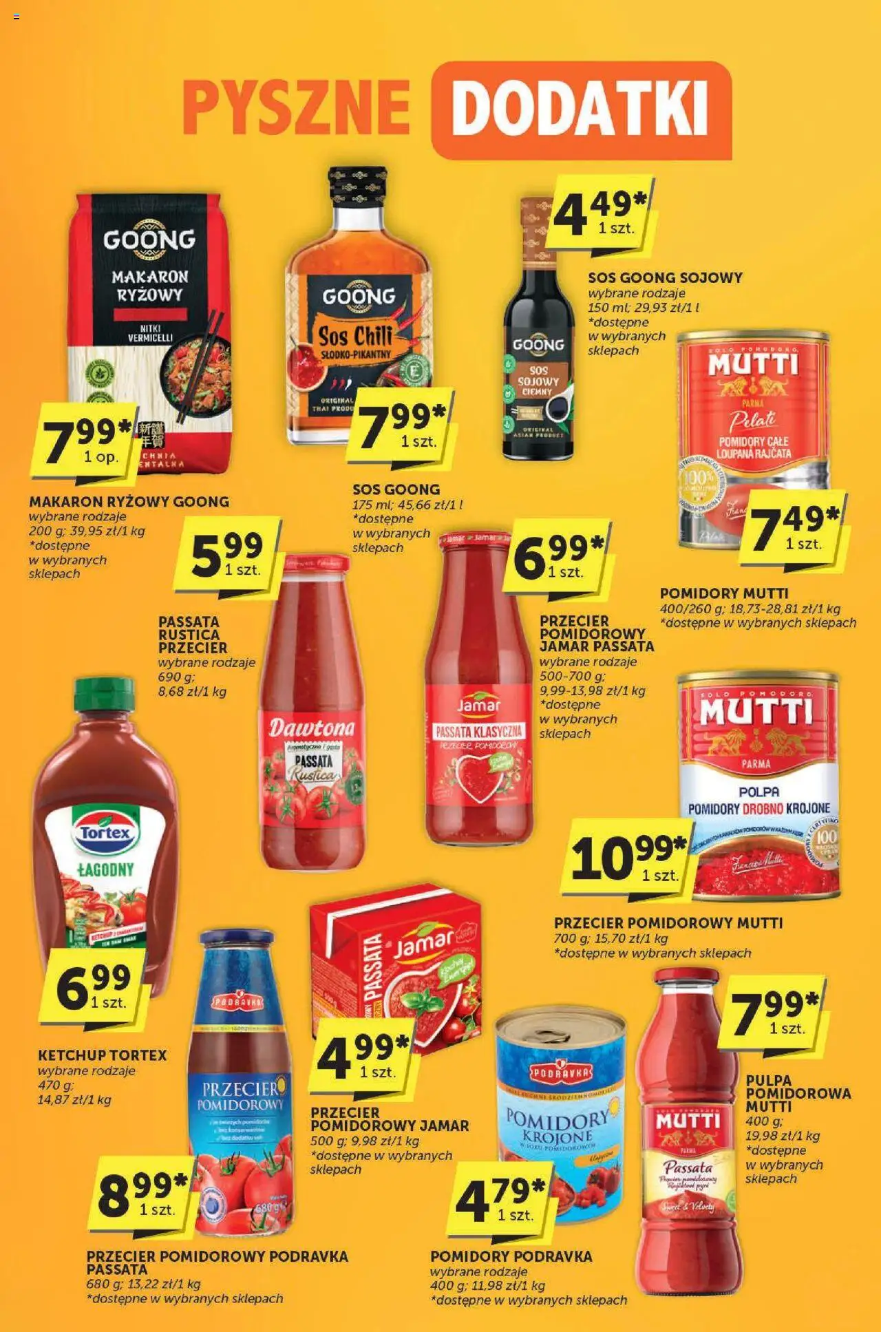 Groszek Gazetka - Katalog od 21.08.2025 | Strona: 12 | Produkty: Chili, Ketchup, Makaron ryżowy, Sok