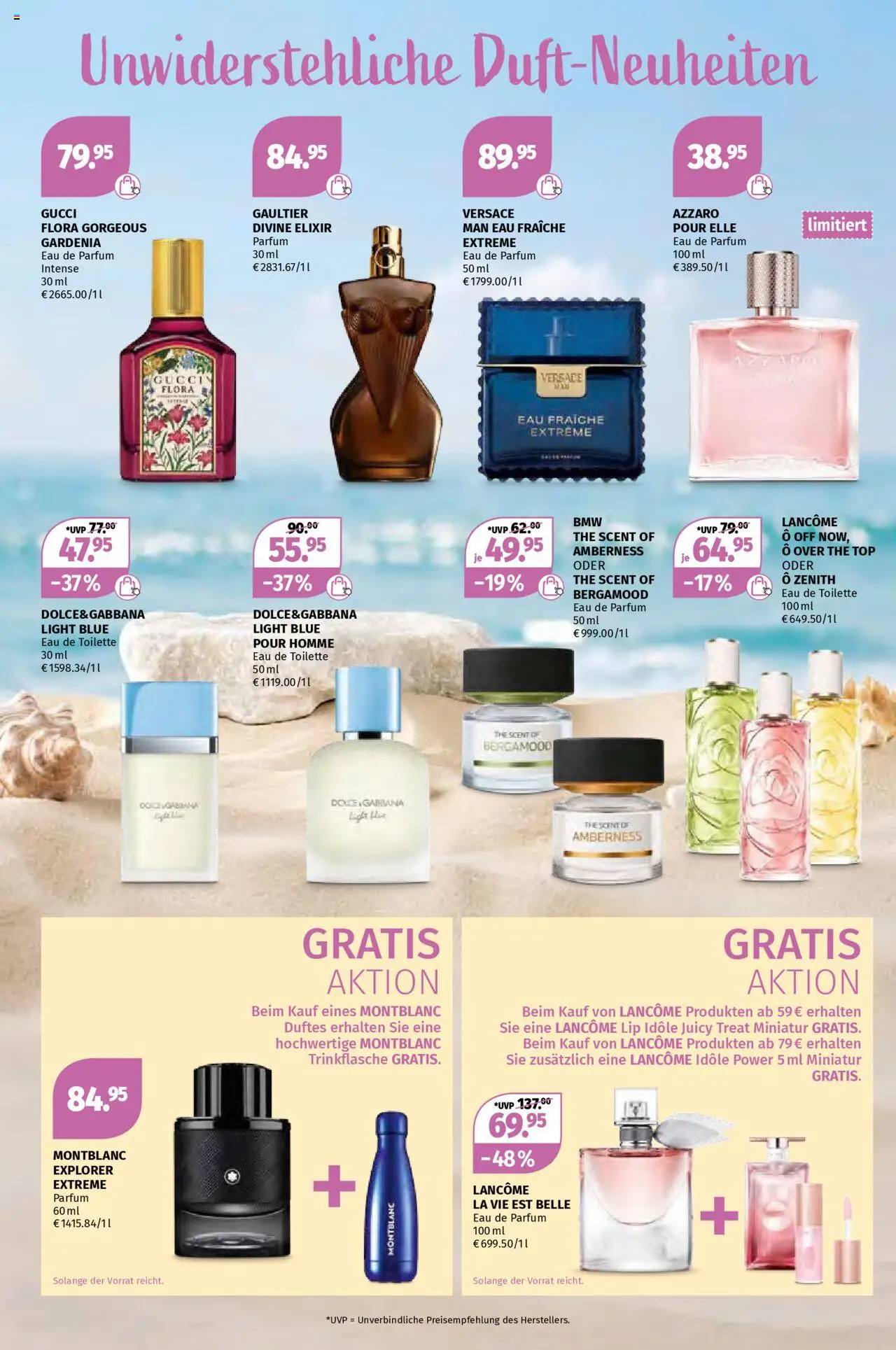 Müller Düfte für den Sommer - gültig ab dem 28.07.2025 | Seite: 4 | Produkte: Top, Parfüm, Eau de Toilette, Eau de Parfum