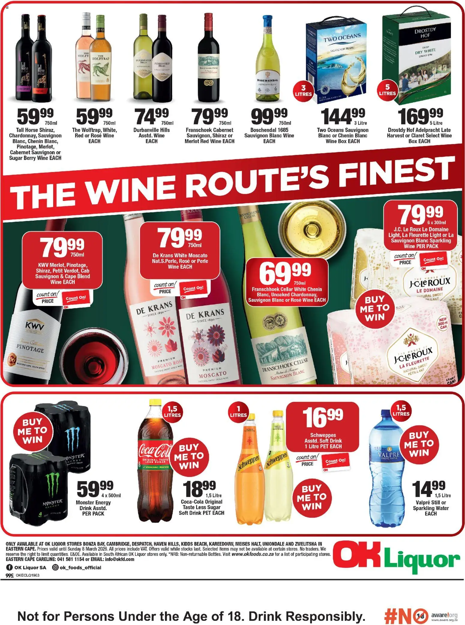 New OK Foods catalogue – valid from 25.02.2026 | Page: 4 | Products: Box, Light, Water, Sugar