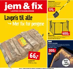 Forhåndsvisning av Jem & Fix kundeavis gyldig fra 09.11.2025