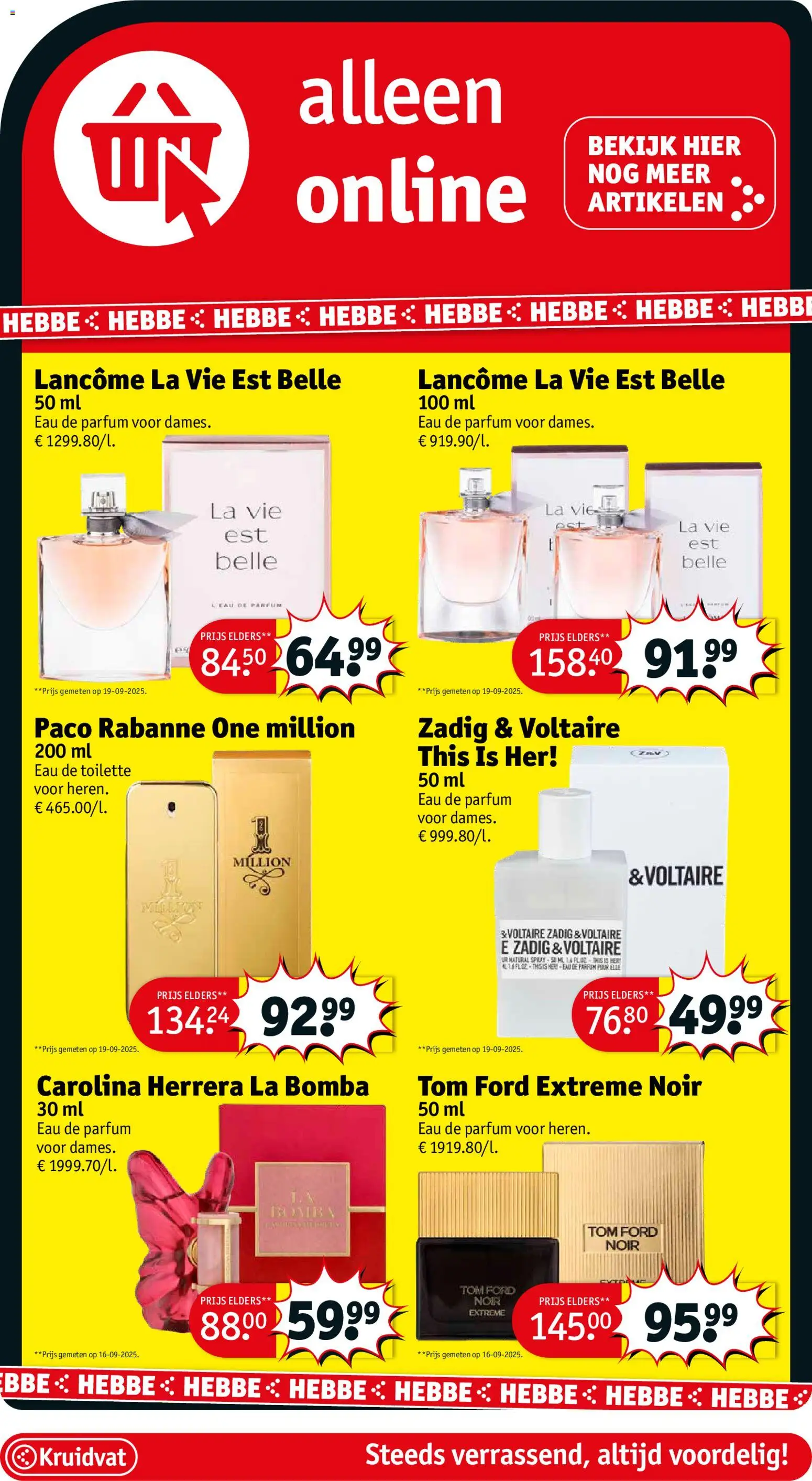 {H1} | Pagina: 50 | Producten: La, Parfum, Eau de toilette