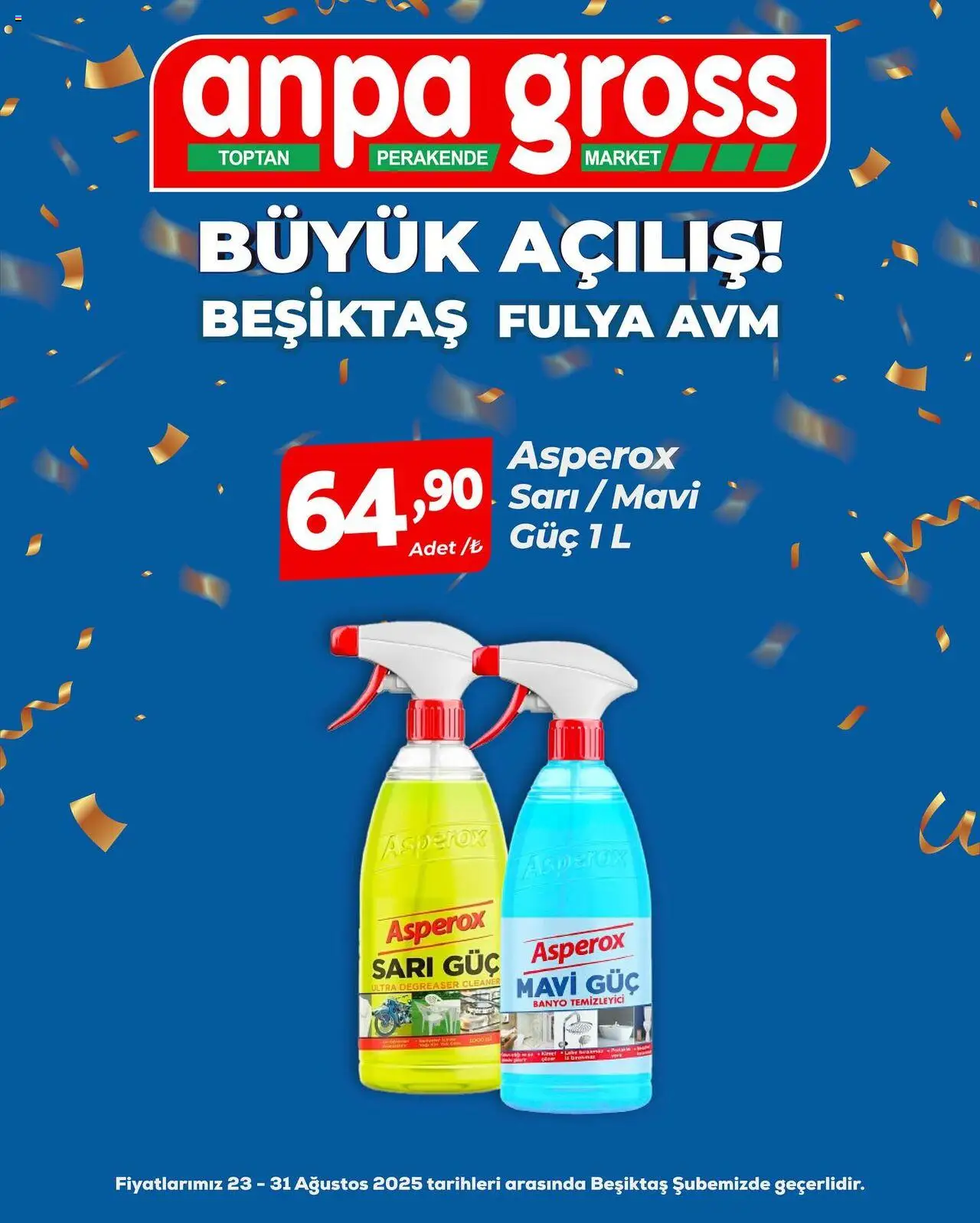 Anpa Gross Büyük Açılış - 23.08.2025 tarihinden itibaren geçerlidir | Sayfa: 78 | Ürünler: Banyo