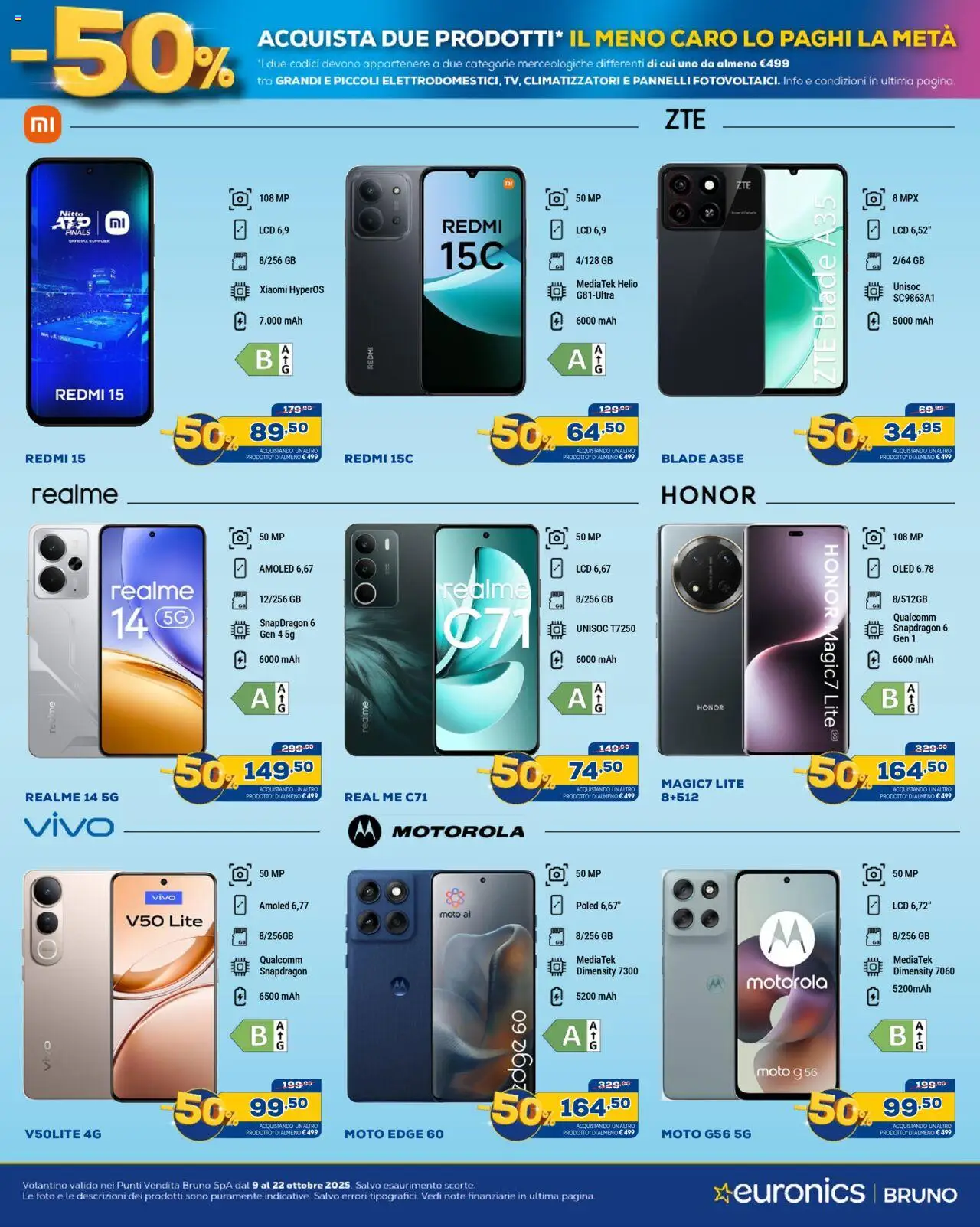 Volantino Euronics del 09.10.2025 | Pagina: 5 | Prodotti: Xiaomi