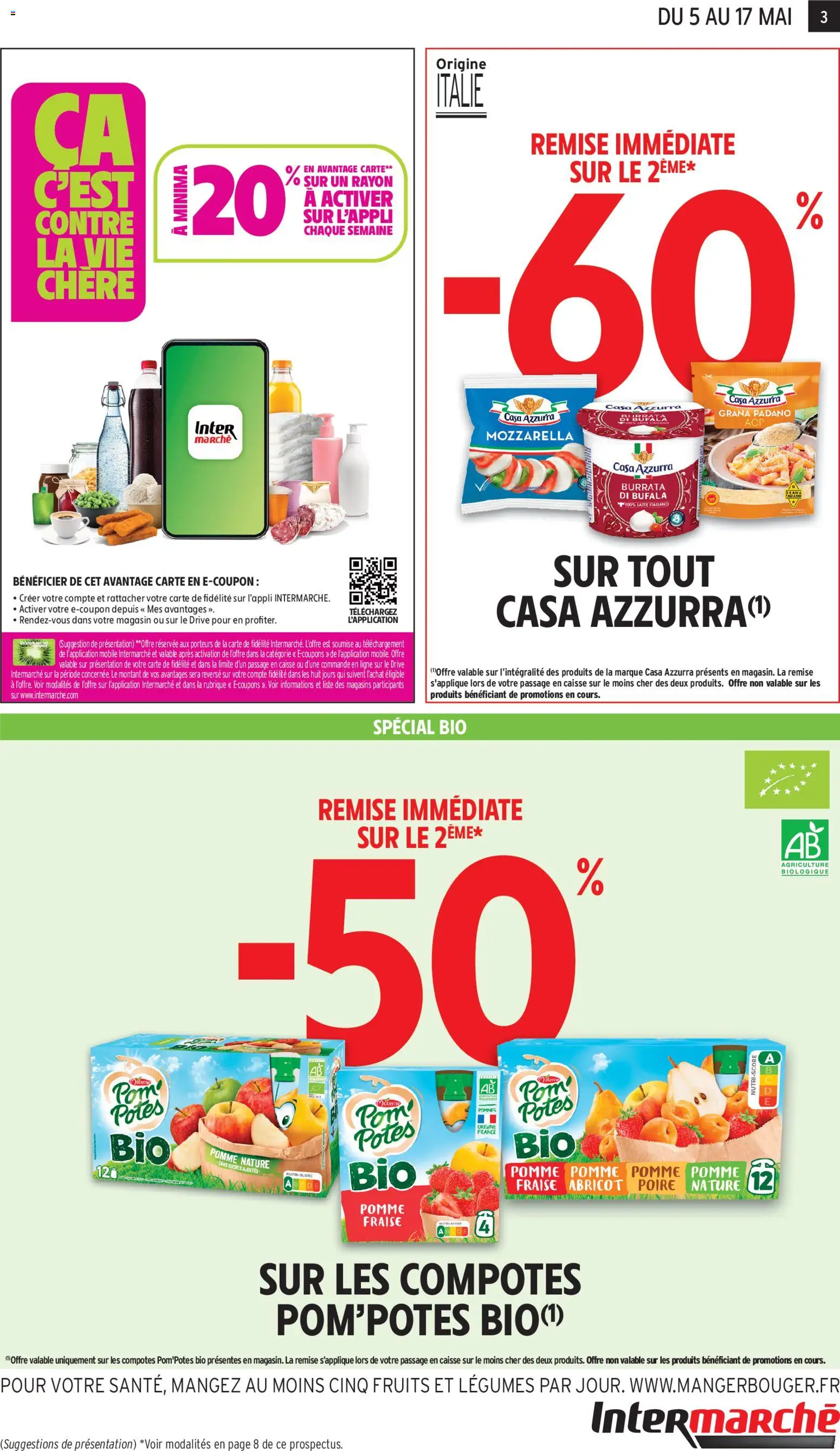 {H1} | Page: 3 | Produits: Poire, Pomme, Pom'potes, Burrata