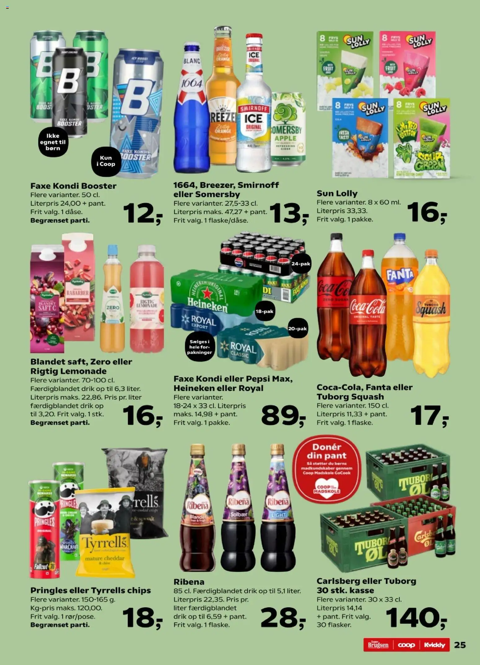 Kvickly tilbudsavis – gyldig fra 24.04.2026 | Side: 26 | Produkter: Coca Cola, Coca Cola Zero, Solbær, Pepsi
