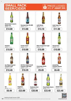 Preview of Booker Wholesale - Autumn News valid from 07.10.2025 | Page: 122 | Products: Beer