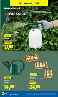 Pogląd oferty "PARKSIDE Opryskiwacz ciśnieniowy, 2 L, Opryskiwacz ciśnieniowy, 2 L" - ważna od 09.03.2026 | Strona: 50 | Produkty: Opryskiwacz