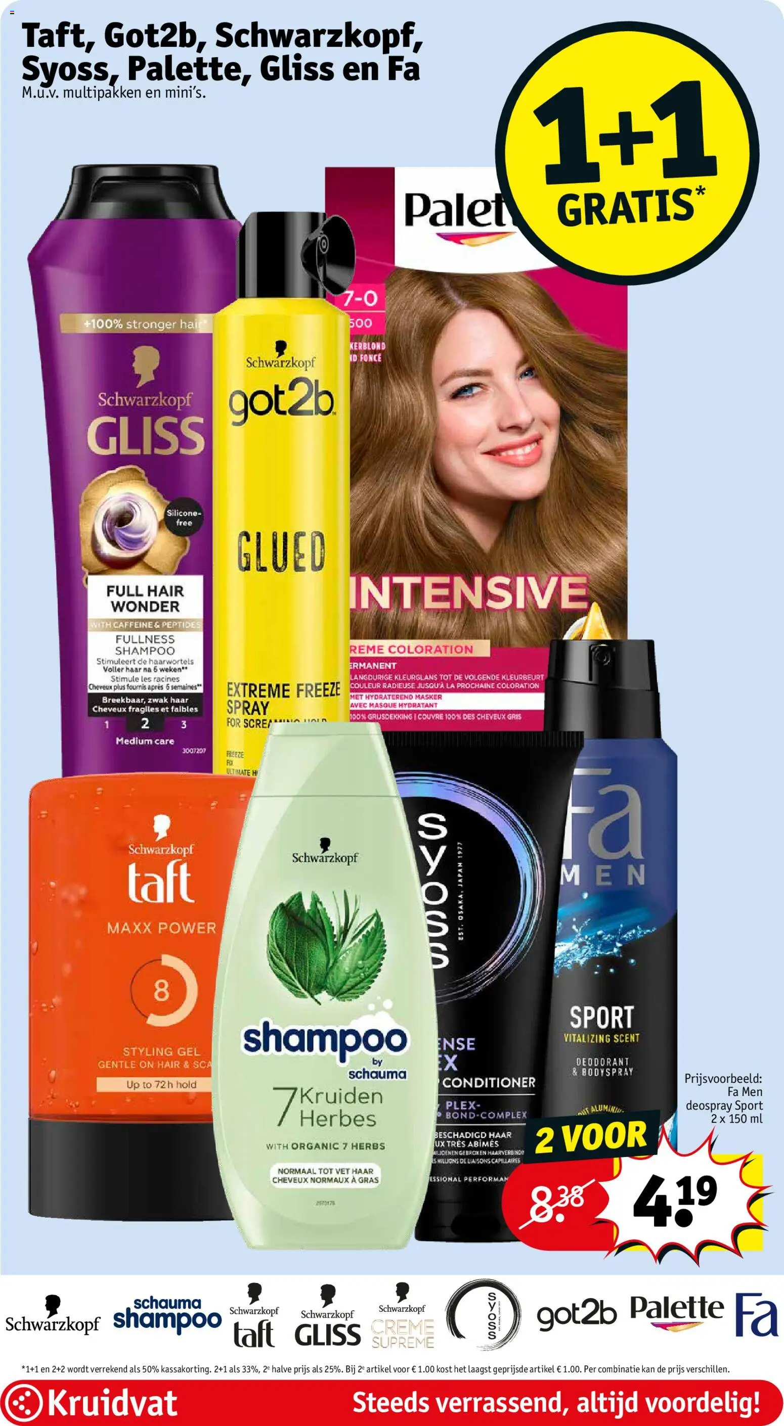 {H1} | Pagina: 9 | Producten: Deodorant, Kan, La, Shampoo