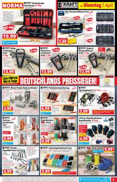 Norma Prospekt 	 ab 07.04.2026 gültig | Seite: 3 | Produkte: Bürste, Handschuhe