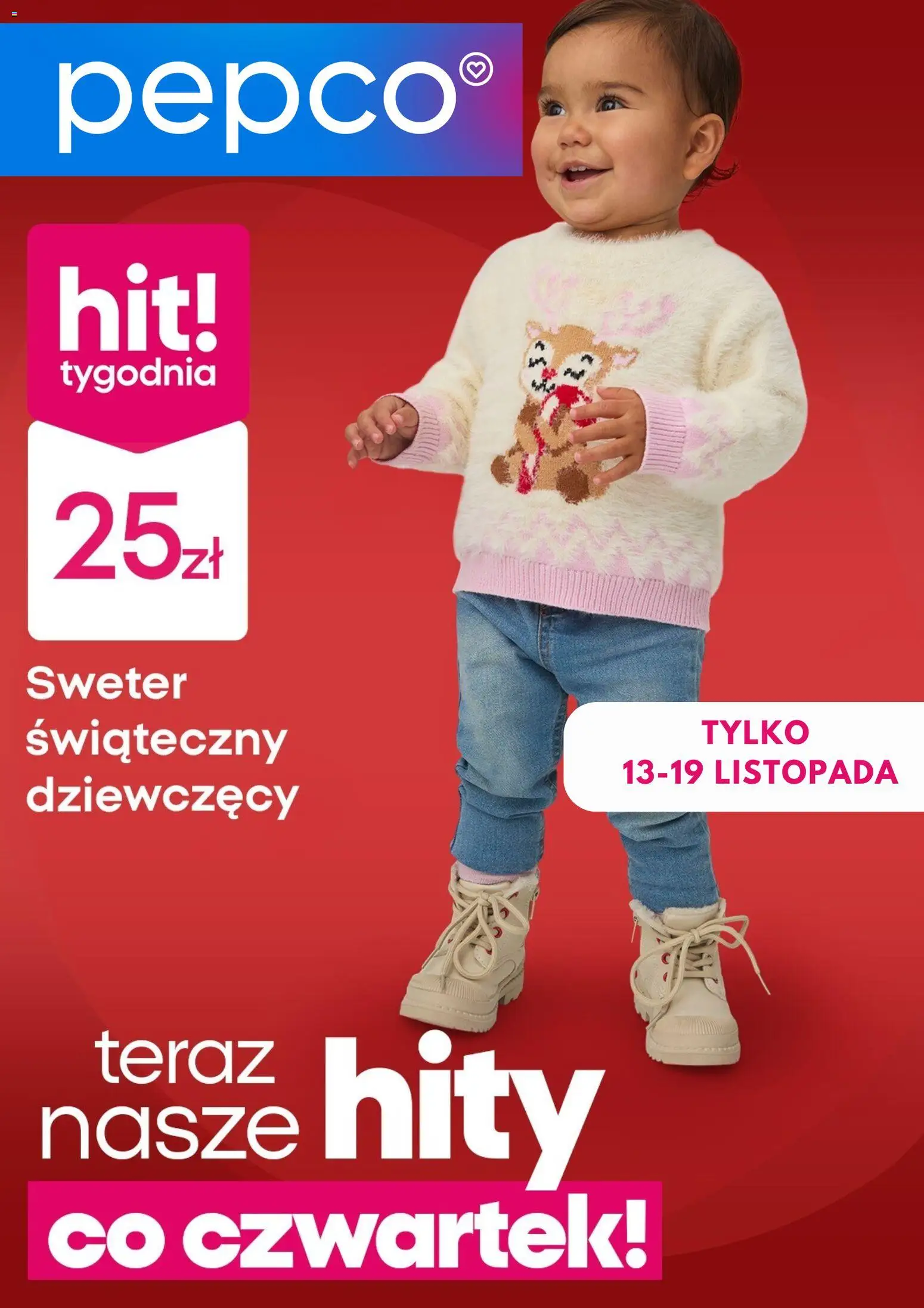 Pepco Gazetka od 13.11.2025 | Strona: 1 | Produkty: Sweter
