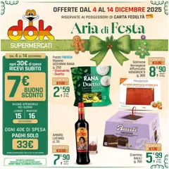 Anteprima del volantino DOK Aria di Festa catalogo valido a partire dal 04.12.2025