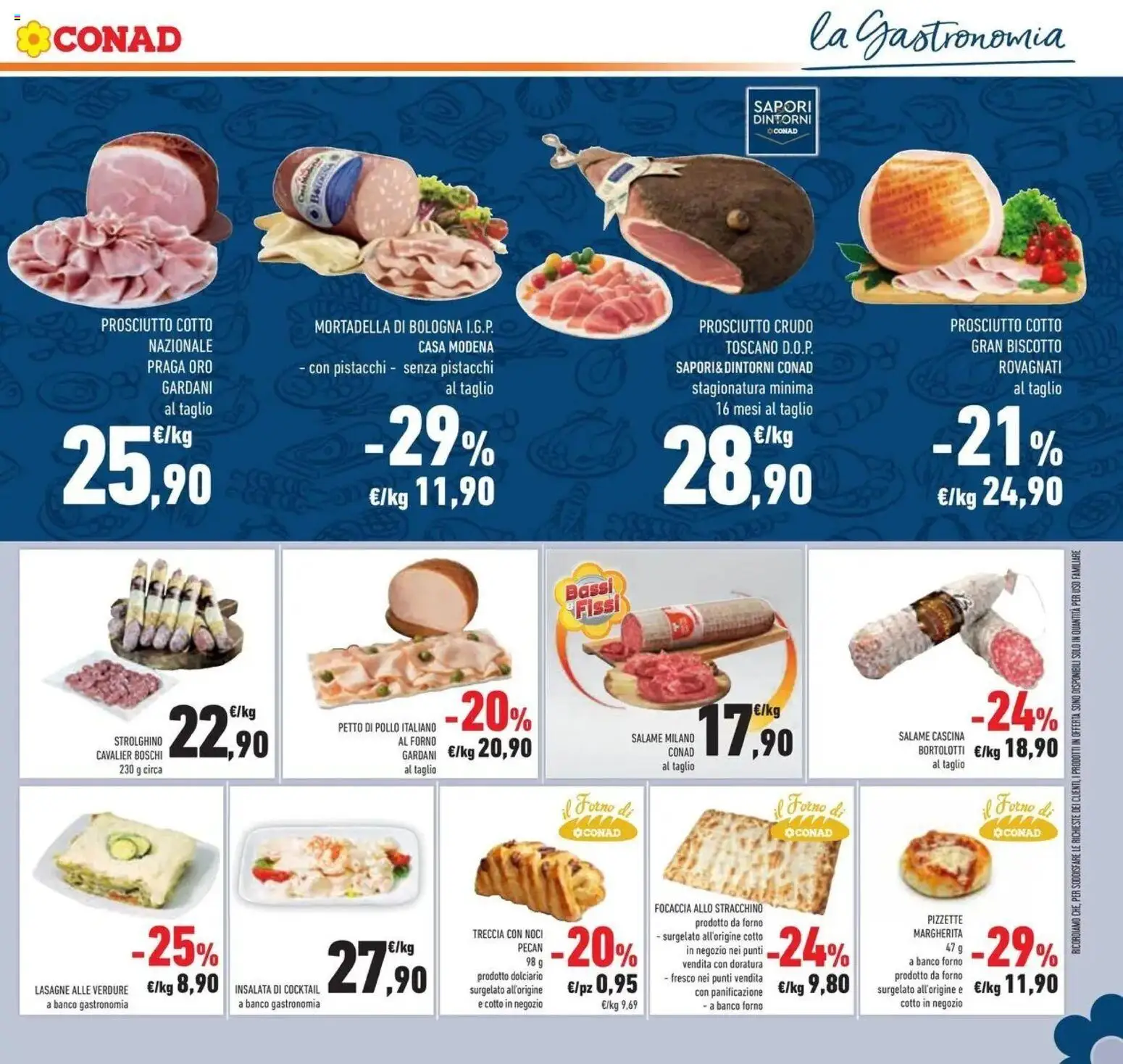 Volantino Conad del 25.02.2026 | Pagina: 15 | Prodotti: Petto di Pollo, Salame, Verdure, Il forno