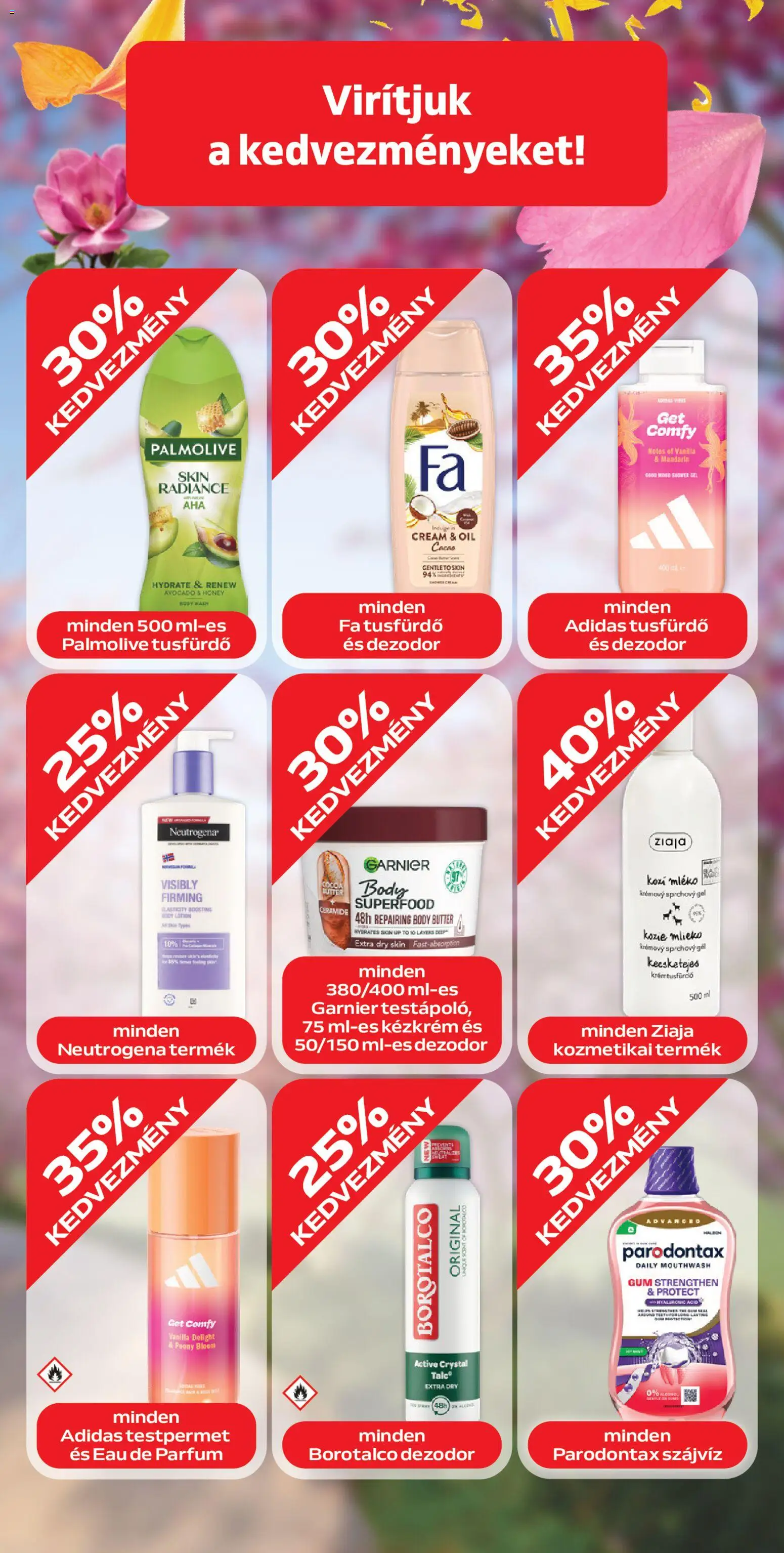 Auchan akciós ujság - amely érvényes a következő dátumtól: 09.04.2026 | Oldal: 5 | Termékek: Parfüm, Kézkrém, Tusfürdő, Dezodor